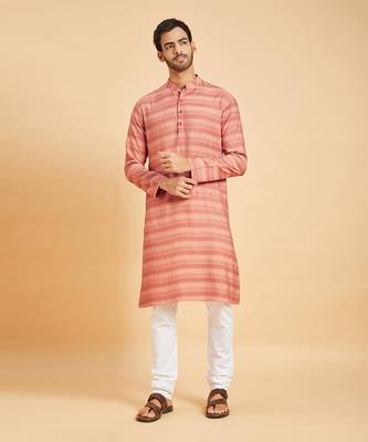 Peach Basik Kurta Set 4
