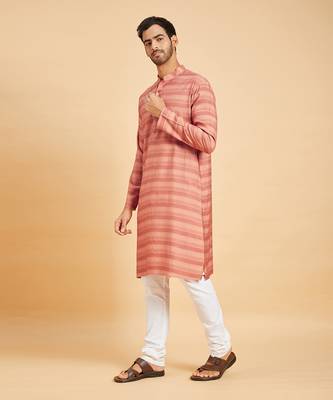 Peach Basik Kurta Set 5