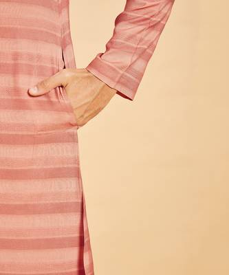 Peach Basik Kurta Set 7