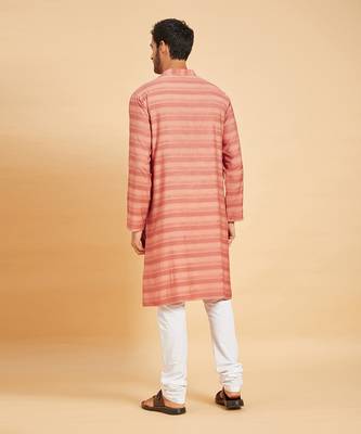 Peach Basik Kurta Set 8