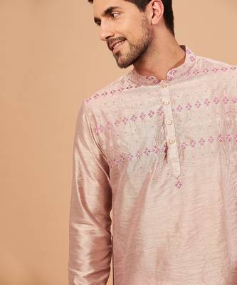 Pink Florne Floral Kurta Set 3