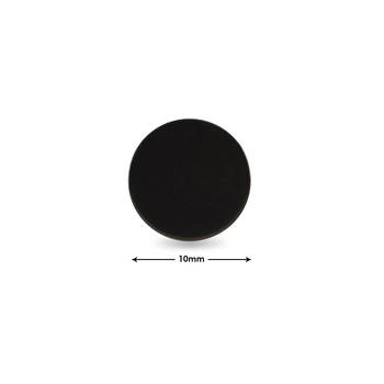 Round Black Single Stud Earring for Men 2