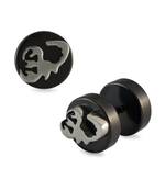 Scorpion Black Single Stud Earring for Men
