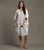 White Printed Kaftan Dress