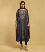 RITU KUMAR Black Printed Kurta Set