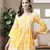 Hand Embroidered Yellow Cotton Lucknowi Chikankari Indian Women Short Kurti