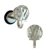 Louis Vuitton Silver Single Stud Earring for Men