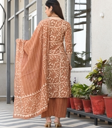 TARITA BLOCK PRINTED KURTA-PANTS & DUPATTA SET