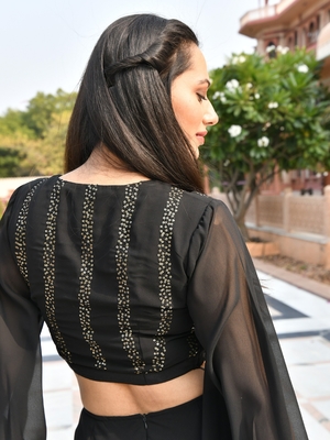 AMAYA CROP TOP WITH FLARED PLAZZO 6
