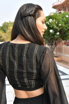 AMAYA CROP TOP WITH FLARED PLAZZO