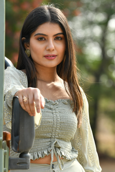 SAGE GREY CROP TOP WITH FLARED PANTS