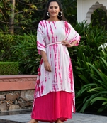 DIYA SHIBORI KURTA SET