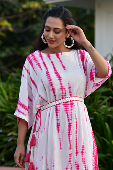 DIYA SHIBORI KURTA SET
