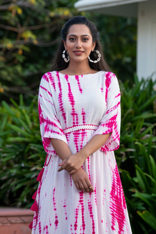DIYA SHIBORI KURTA SET