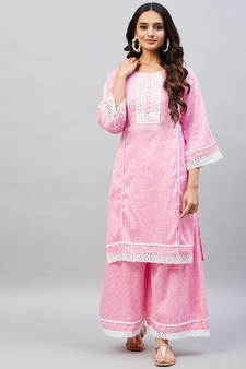 VERONICA PINK SUIT SET