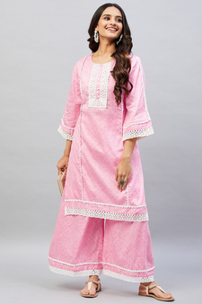 VERONICA PINK SUIT SET