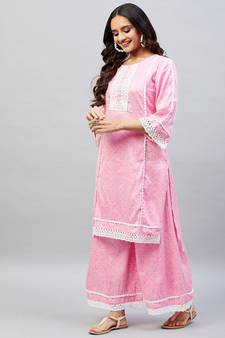 VERONICA PINK SUIT SET