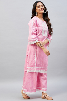 VERONICA PINK SUIT SET
