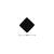Plain Square Black Single Stud Earring for Men (H: 12 mm, W: 12 mm)