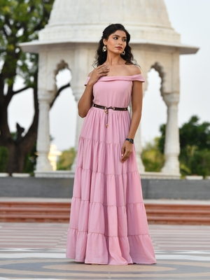 ELLIE OFF-SHOULDER TIERED DRESS 3