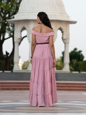 ELLIE OFF-SHOULDER TIERED DRESS 4