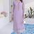 Lavender Color Faux Georgette Salwar Kameez