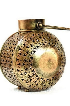 Trinity Craft Iron Antique 2 Bird Handi Hanging T-Light Holder |Table Decor | Wall Decor | Table showpiece