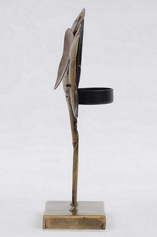 Trinity Craft Iron Antique Painted Tea Light Elephant Animal Figurine | Table Decor | Wall Decor | Table showpiece