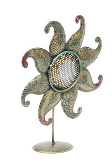 Trinity Craft Iron Antique Sun T-Light Holder | Table Decor | Wall Decor | Table showpiece | Home Showpiece