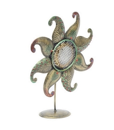 Trinity Craft Iron Antique Sun T-Light Holder | Table Decor | Wall Decor | Table showpiece | Home Showpiece