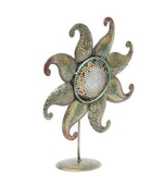 Trinity Craft Iron Antique Sun T-Light Holder | Table Decor | Wall Decor | Table showpiece | Home Showpiece