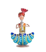 Trinity Craft Iron Multicolour Men Musician T-Light Holder | Table Decor | Wall Decor | Table showpiece  Home Showpiece