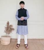 Charcoal Black Waistcoat