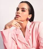 Classic Pink Sapphire Heart Studs