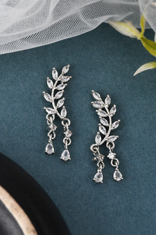 Silver earrings