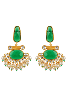Gold earrings