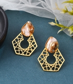 Gold earrings