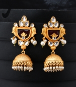 Gold earrings
