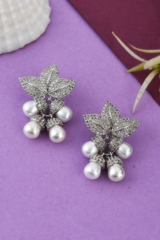 Silver earrings
