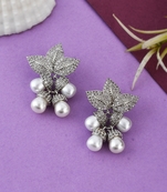 Silver earrings