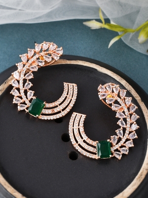 Gold earrings 1