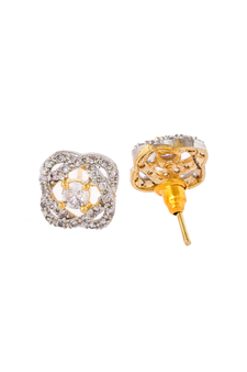 White earrings