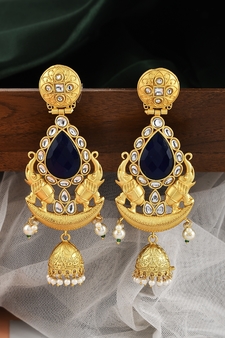 Gold earrings
