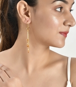 Gold earrings