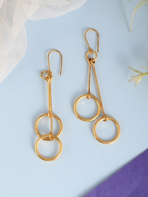 Gold earrings 1