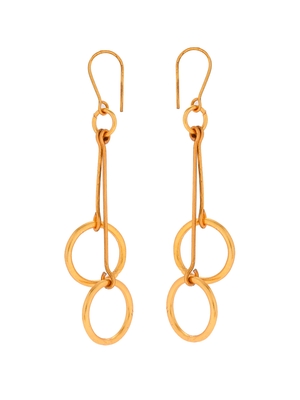 Gold earrings 3