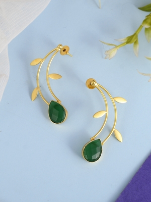 Gold earrings 1