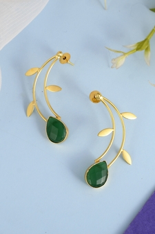 Gold earrings