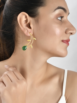 Gold earrings 2