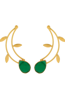 Gold earrings
